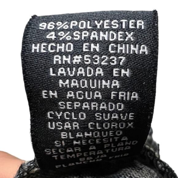 Mlle Gabrielle Zebra Print Sweater Dress Black White Abstract 3/4 Sleeve Medium - Picture 7 of 10